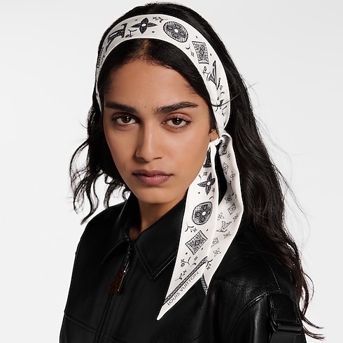 S00 Accessories Silk Squares and Bandeaus Monogram Romance BB Bandeau | Louis Vuitton ® (Product zoom)