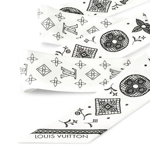 S00 Accessories Silk Squares and Bandeaus Monogram Romance BB Bandeau | Louis Vuitton ® (Product zoom)