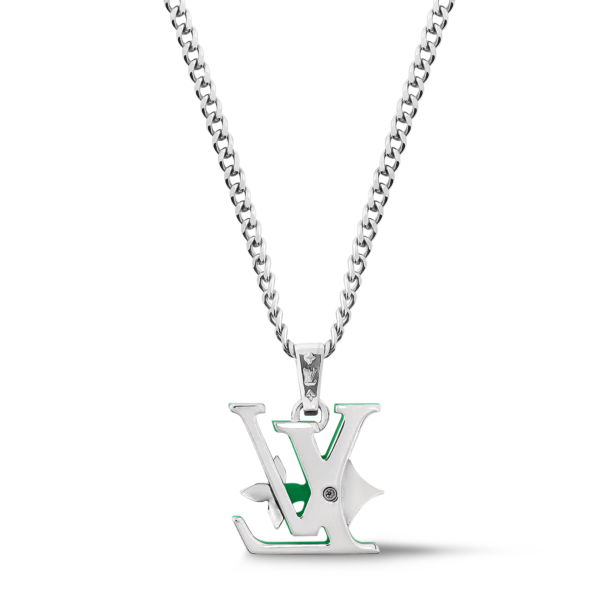 Monogram Row Pendant