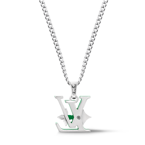 S00 Fashion Jewelry Necklaces and Pendants Monogram Row Pendant | Louis Vuitton ® (Product zoom)