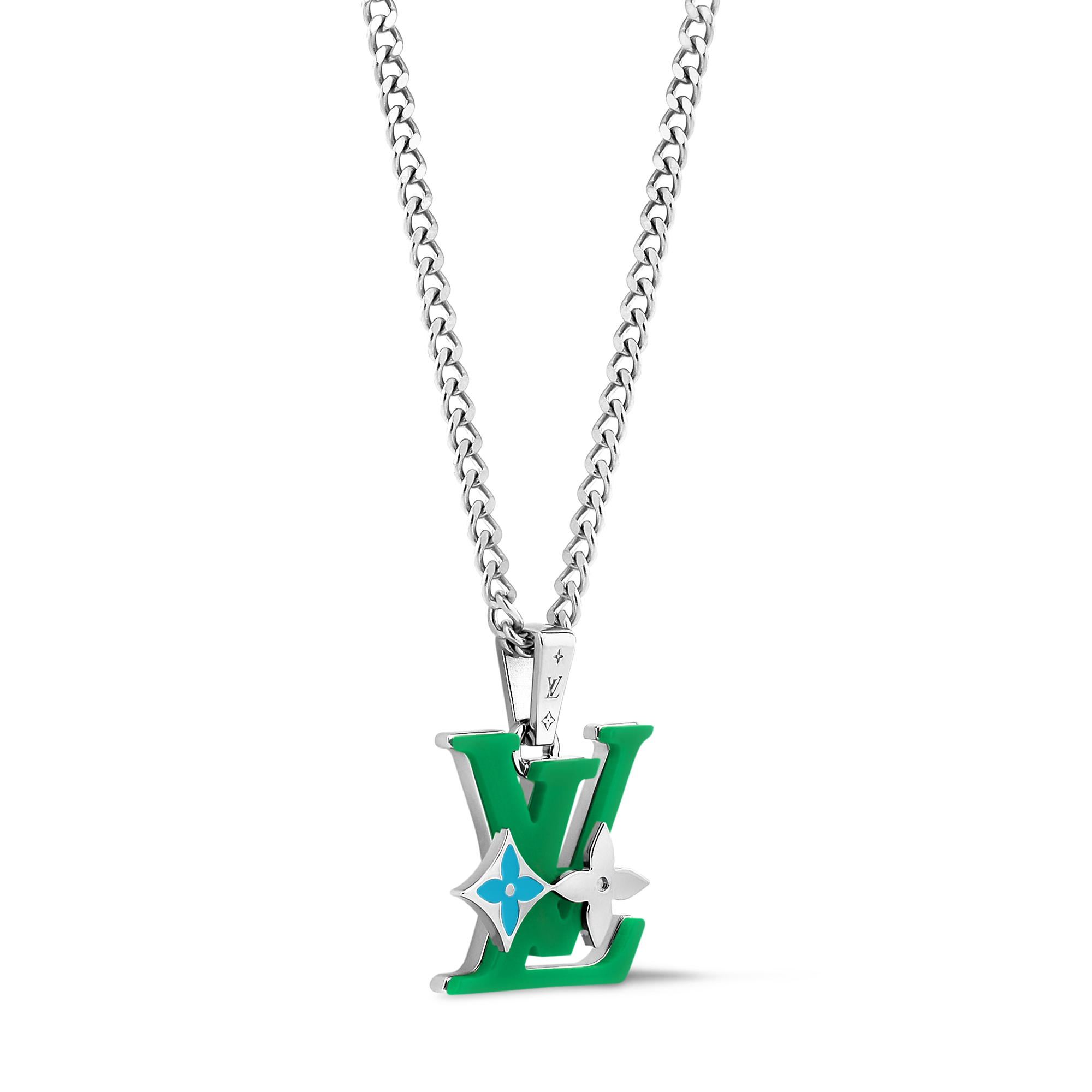 Monogram Row Pendant