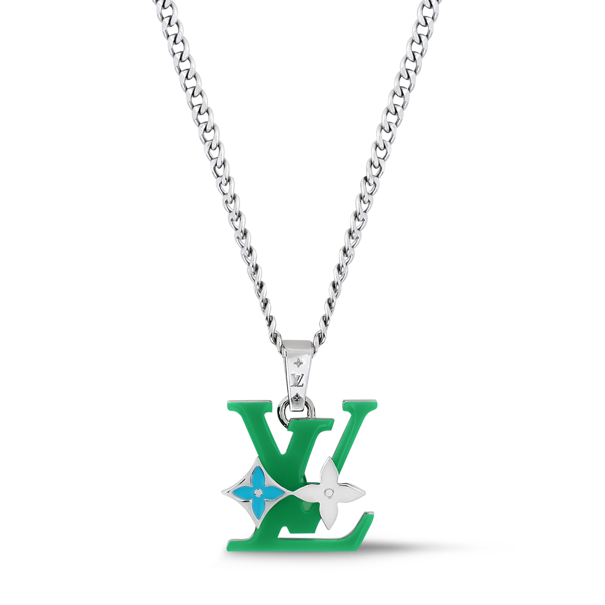S00 Fashion Jewelry Necklaces and Pendants Monogram Row Pendant | Louis Vuitton ® (Product zoom)