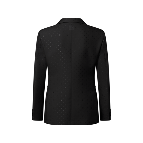 Ready-to-Wear All Ready-to-Wear Monogram Satin Single-Breasted Pont Neuf Jacket | Louis Vuitton ® (Product zoom)
