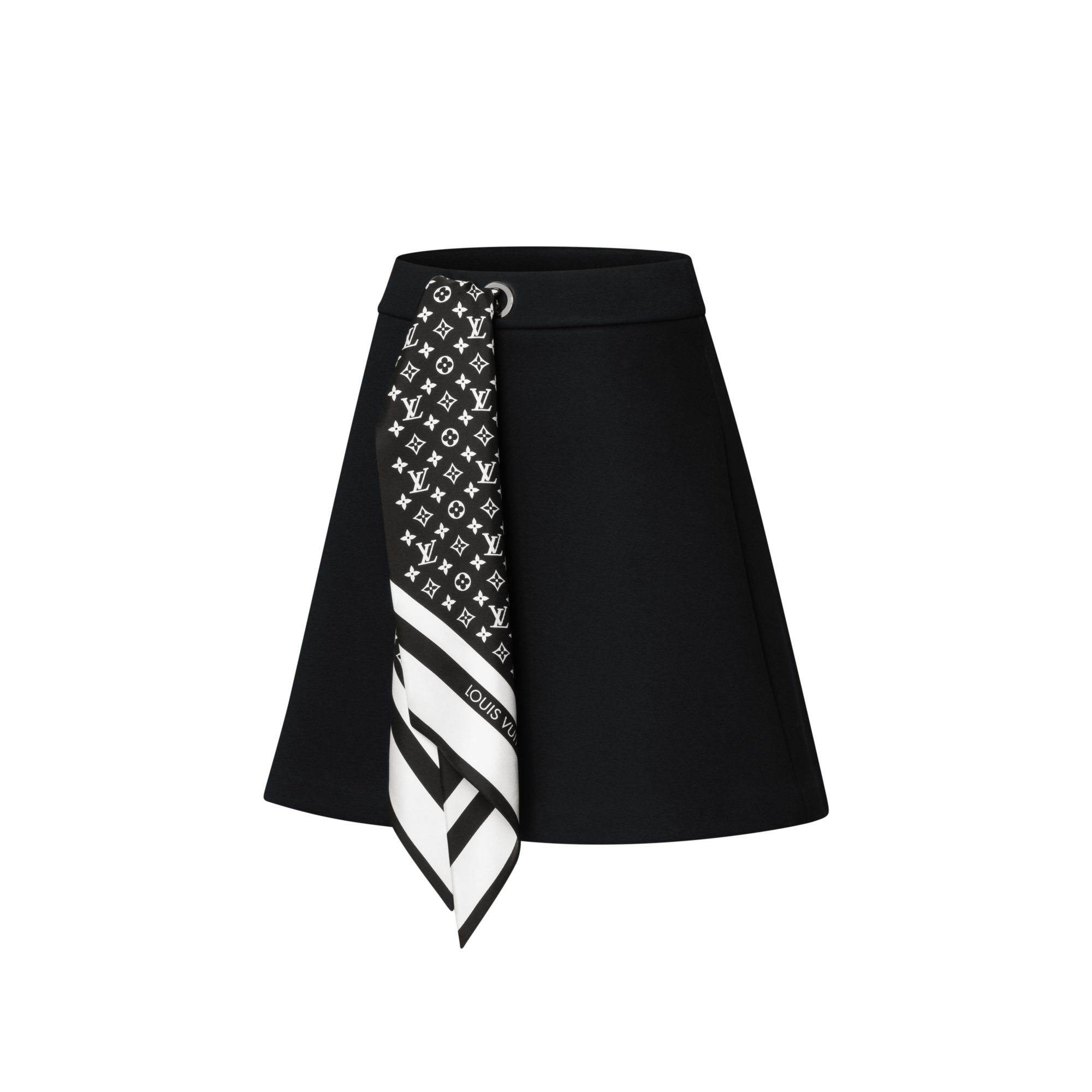  Ready-to-Wear Skirts and Shorts Monogram Scarf Mini Skirt | Louis Vuitton ® (Product zoom)