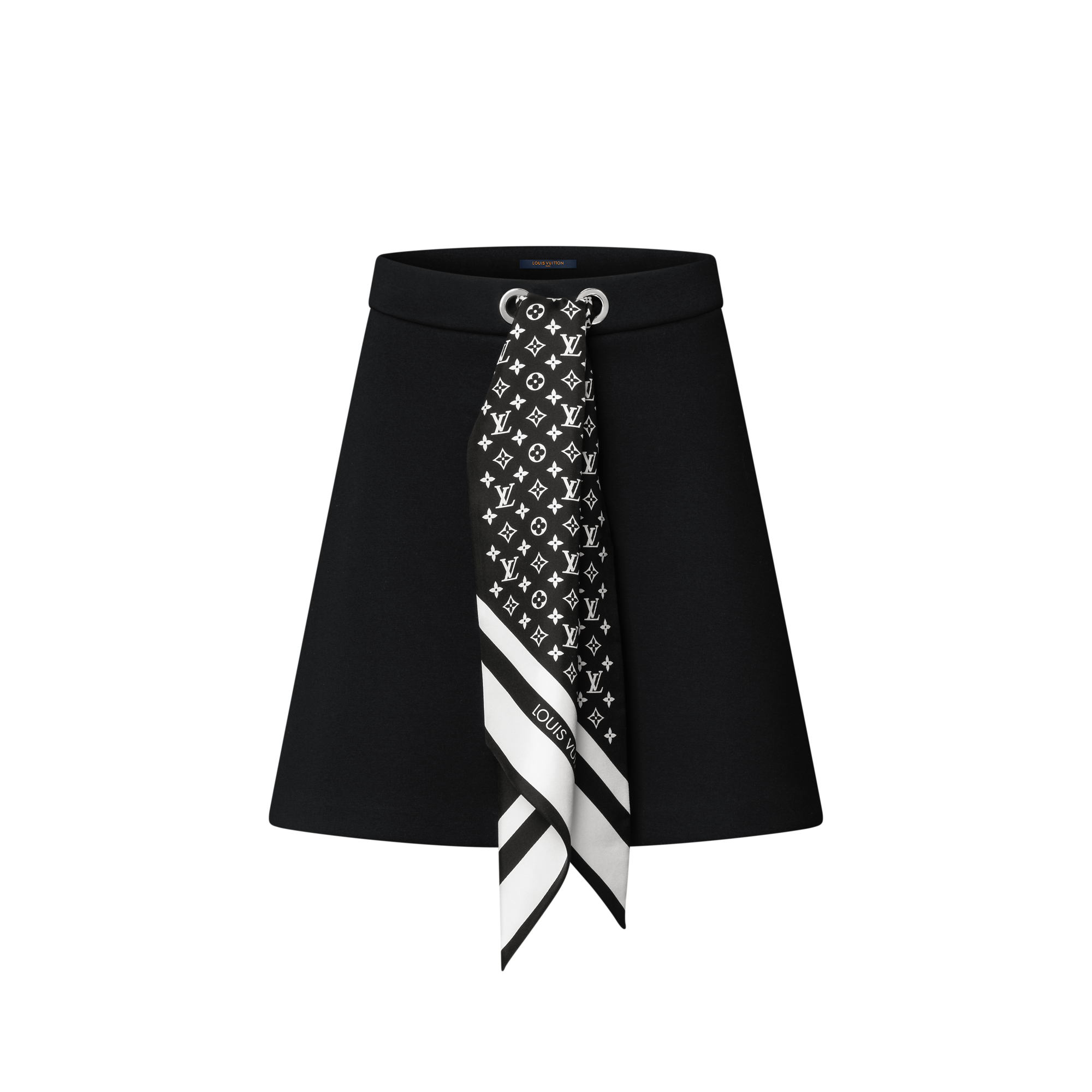 Monogram Scarf Mini Skirt