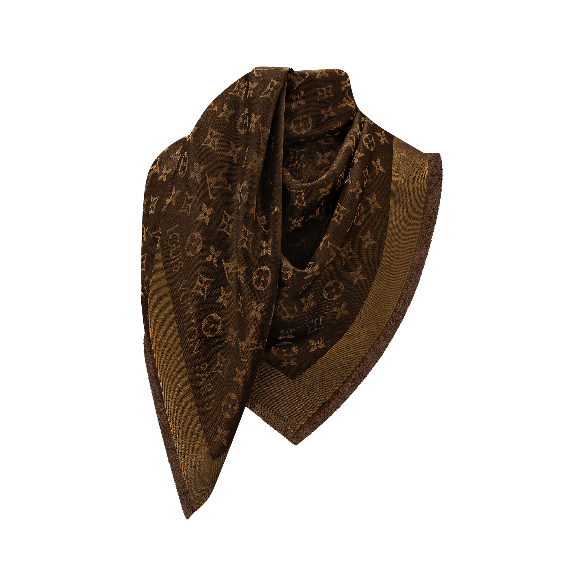 S00 Accessories Shawls and Stoles Monogram Shine Shawl | Louis Vuitton ® (Product zoom)