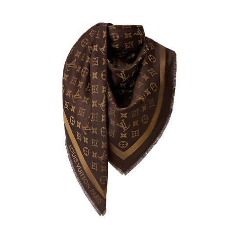 Monogram Shine Shawl Interior View