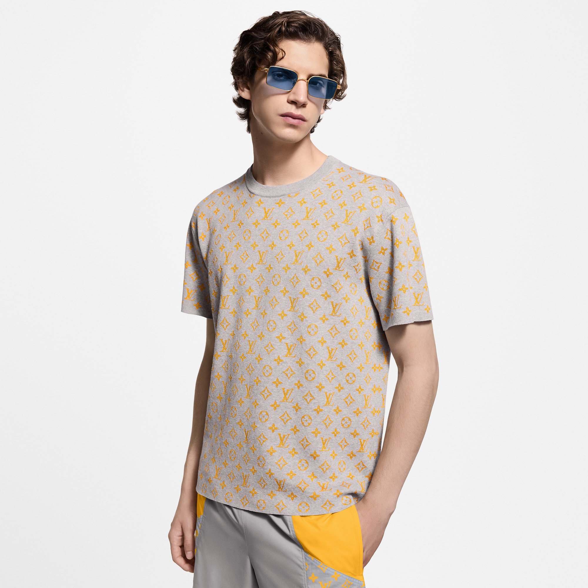Monogram Short-Sleeved Crewneck
