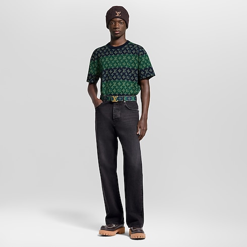 Ready-to-Wear All Ready-to-Wear Monogram Short-Sleeved Crewneck | Louis Vuitton ® (Product zoom)