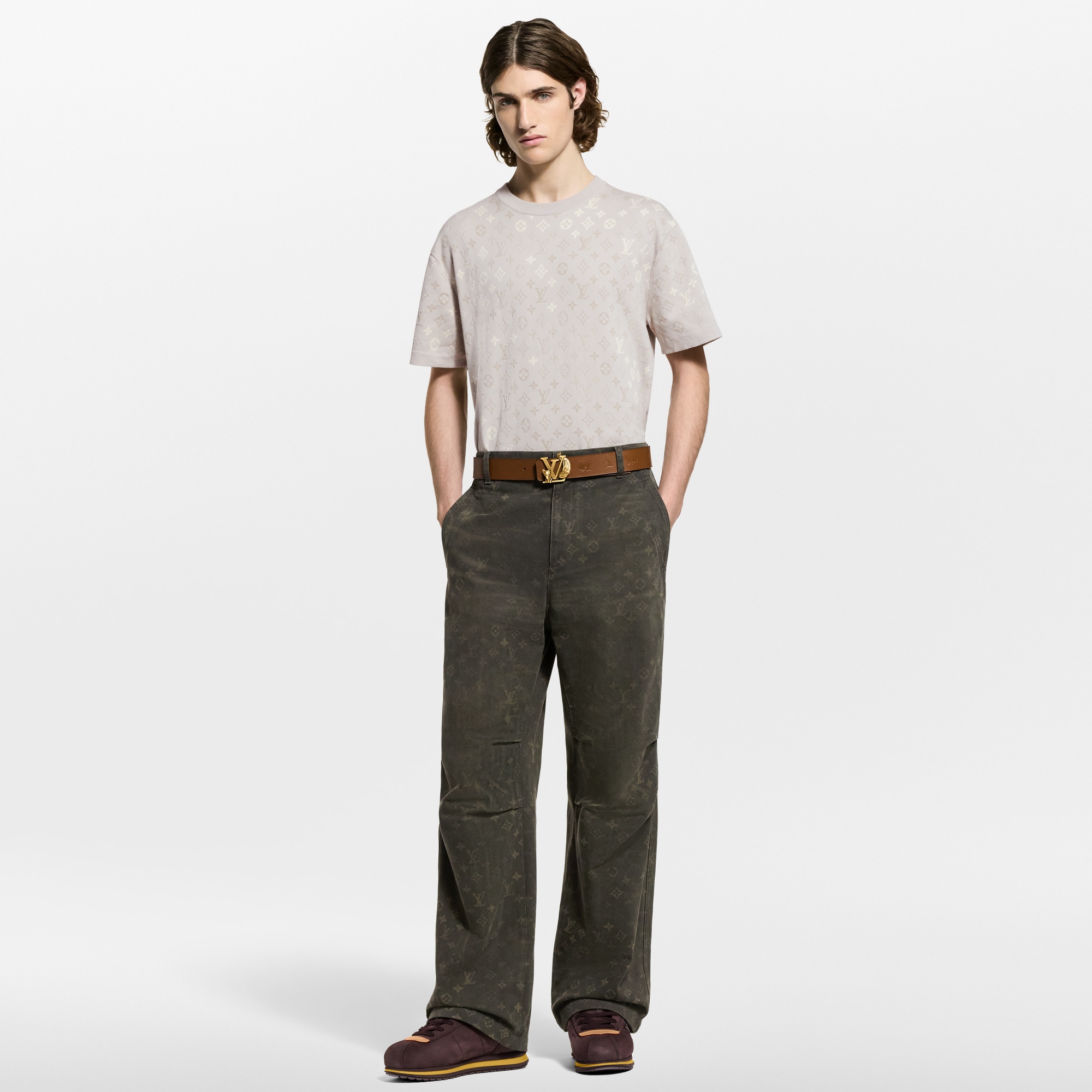  Ready-to-Wear All Ready-to-Wear Monogram Short-Sleeved Crewneck | Louis Vuitton ® (Product zoom)