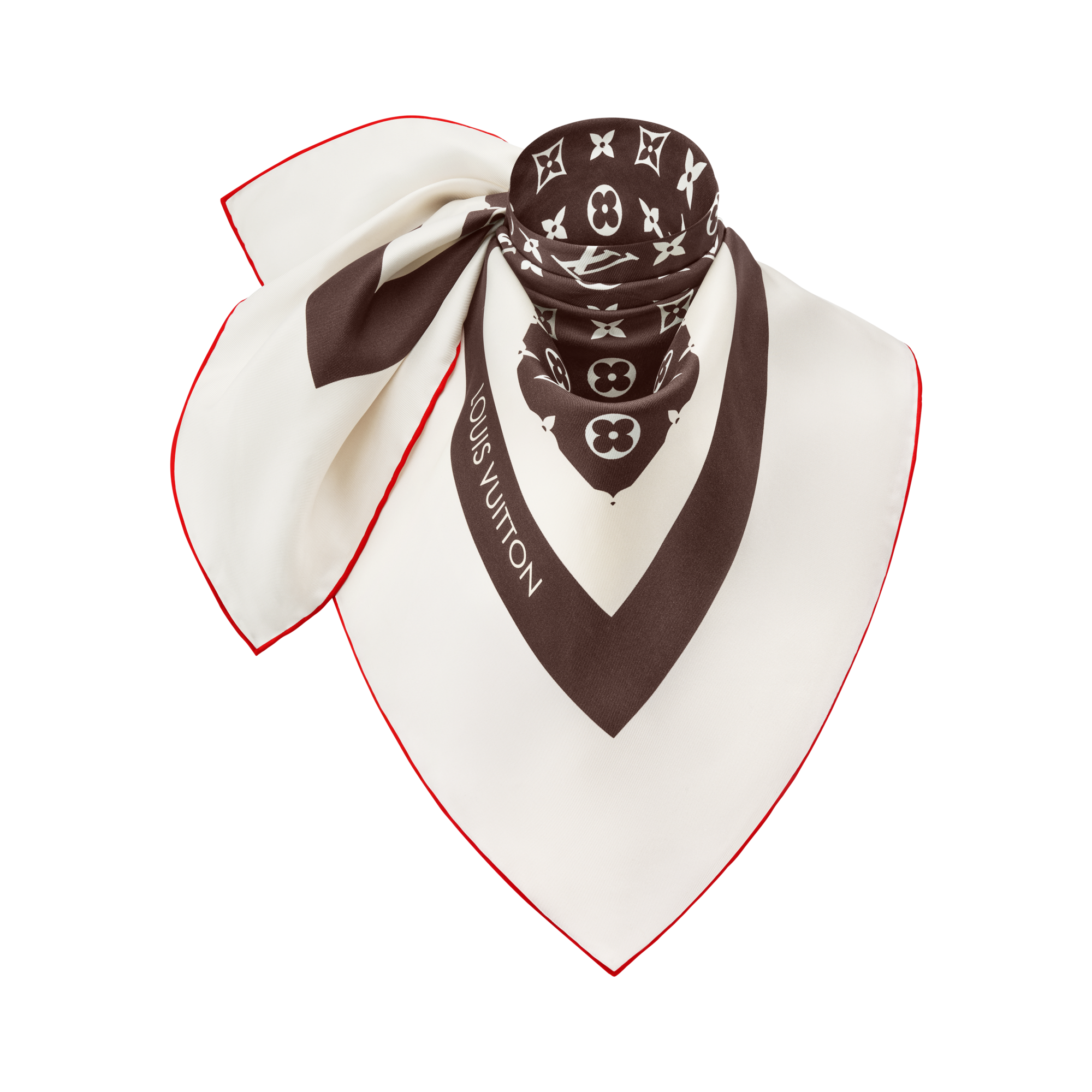 S00 Accessories Silk Squares and Bandeaus  Monogram Silhouette Square 70 | Louis Vuitton ® (Product zoom)