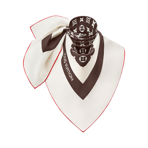 S00 Accessories Silk Squares and Bandeaus Monogram Silhouette Square 70 | Louis Vuitton ® (Product zoom)