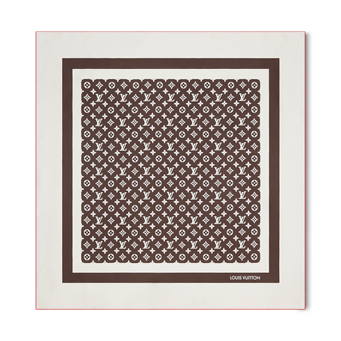 S00 Accessories Silk Squares and Bandeaus Monogram Silhouette Square 90 | Louis Vuitton ® (Product zoom)