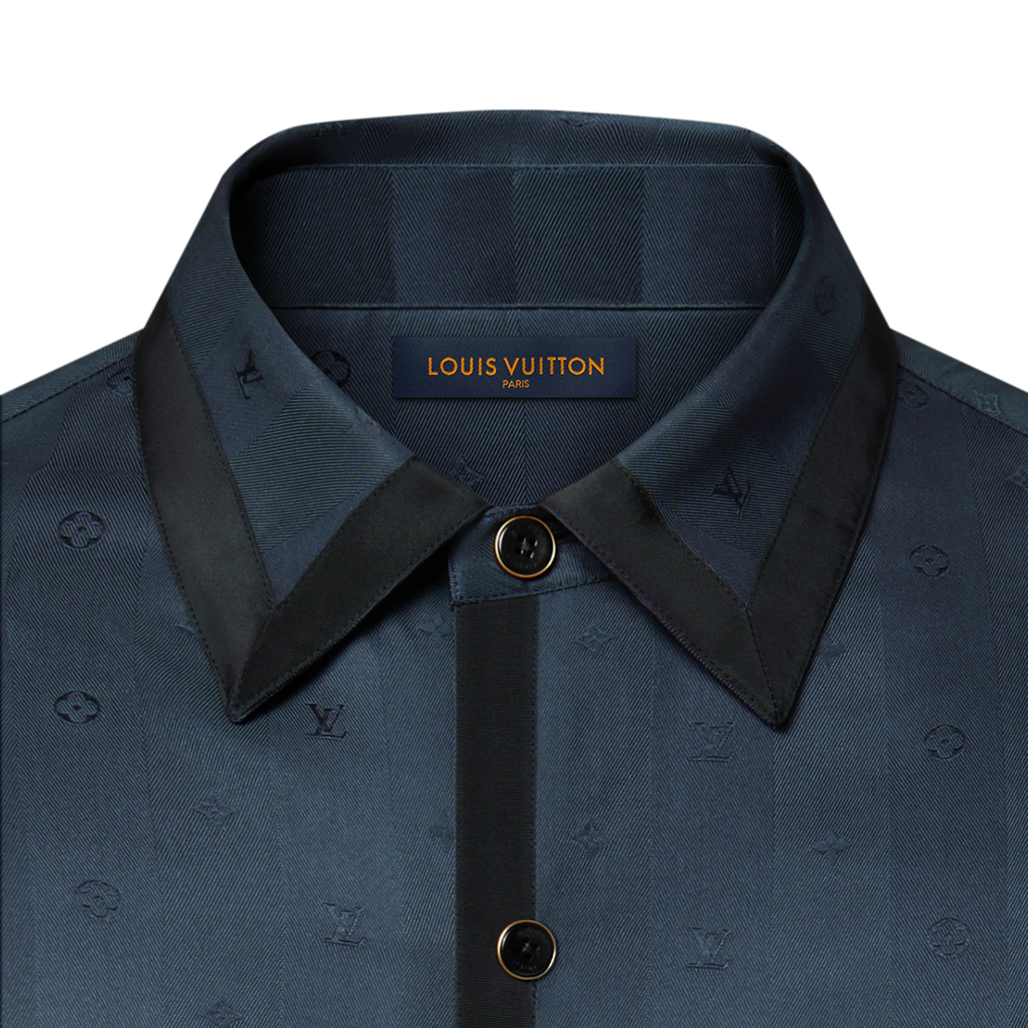  Ready-to-Wear All Ready-to-Wear Monogram Silk Blend Pajama Shirt | Louis Vuitton ® (Product zoom)