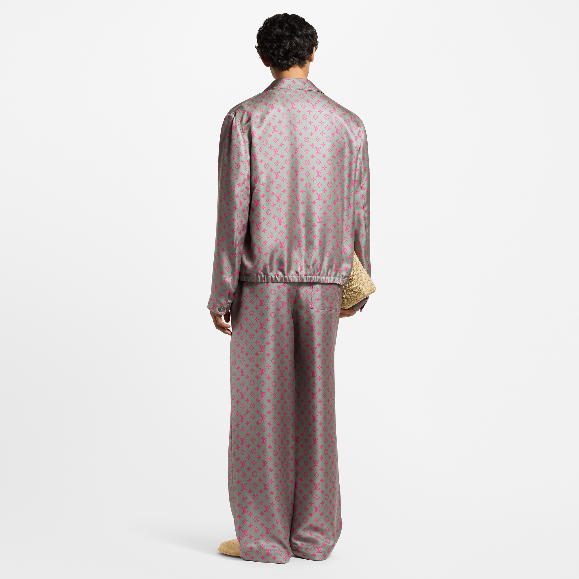 Monogram Silk Blouson