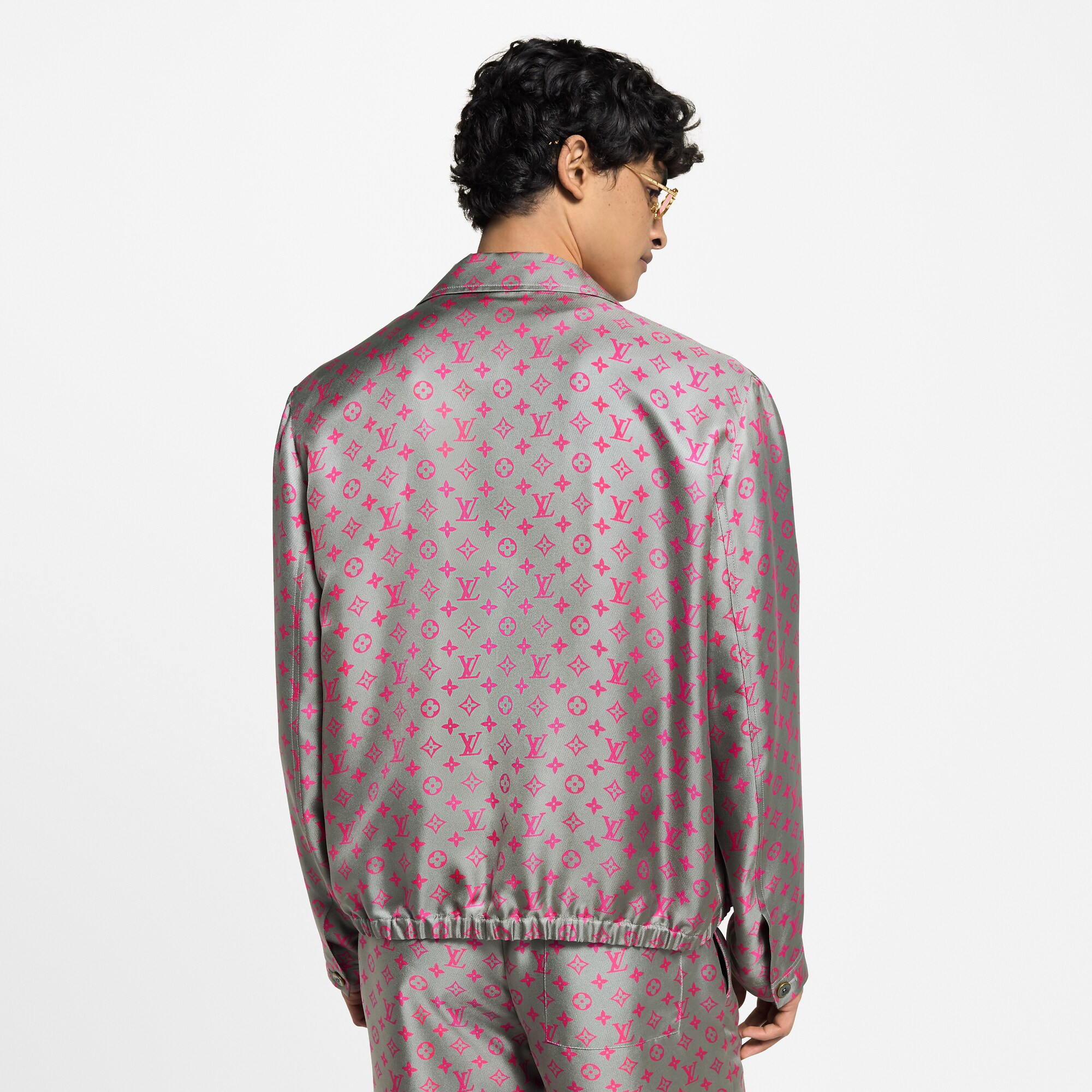 Monogram Silk Blouson