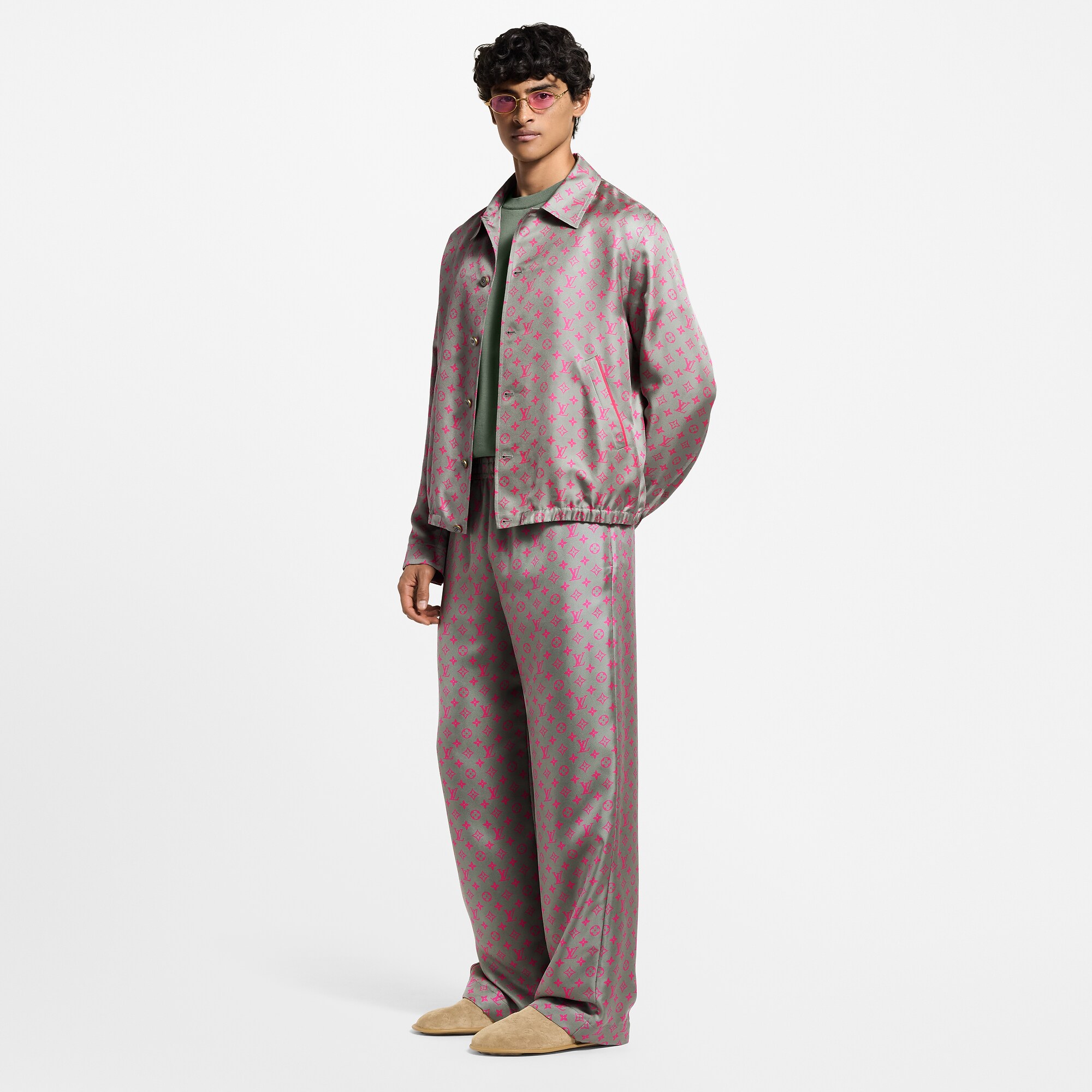 Monogram Silk Blouson