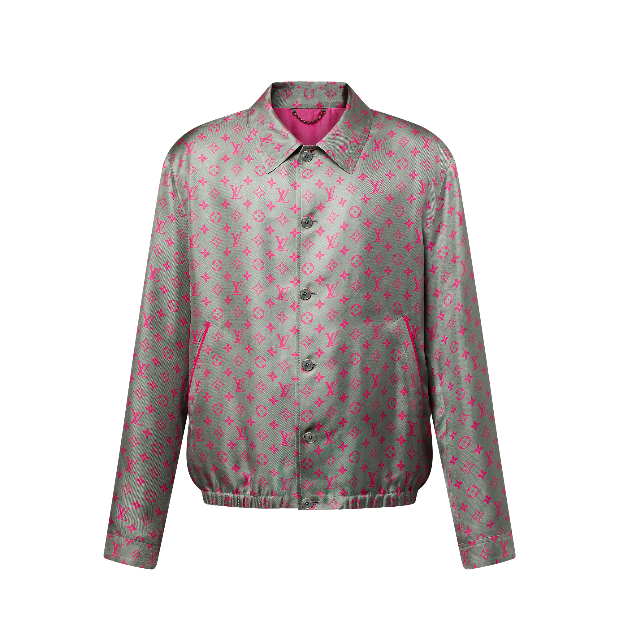 Monogram Silk Blouson