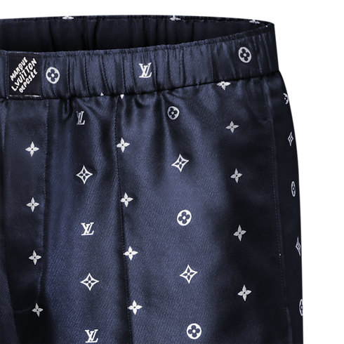 Ready-to-Wear Pants Monogram Silk Pajama Pants | Louis Vuitton ® (Product zoom)