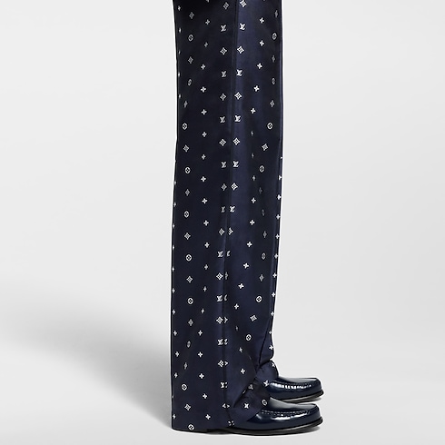 Ready-to-Wear Pants Monogram Silk Pajama Pants | Louis Vuitton ® (Product zoom)