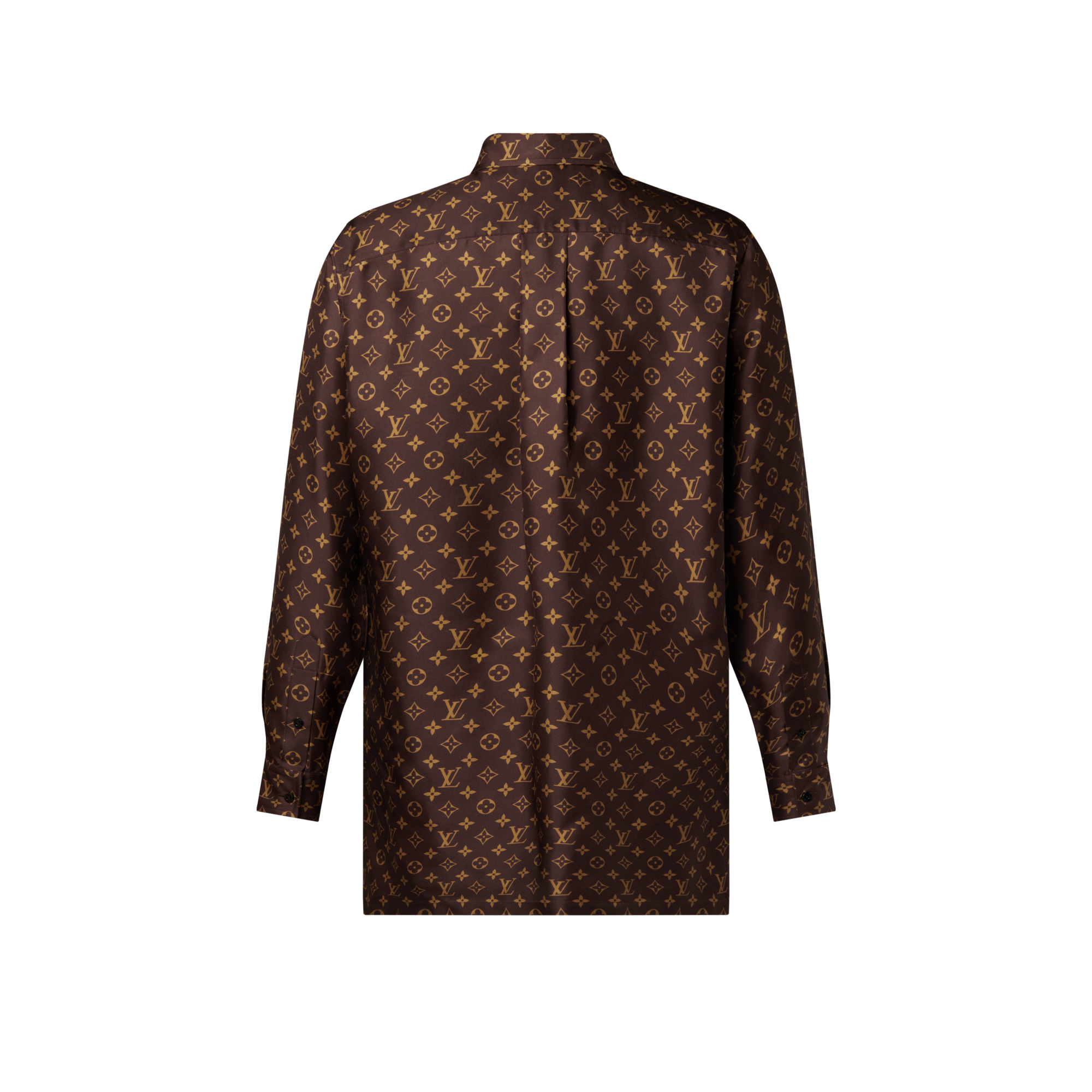  Ready-to-Wear Tops Monogram Silk Shirt | Louis Vuitton ® (Product zoom)