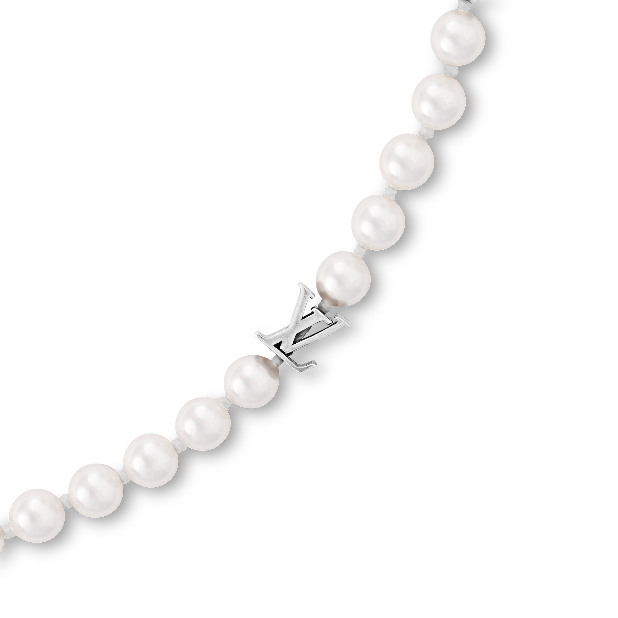 Monogram Slim Pearls Necklace