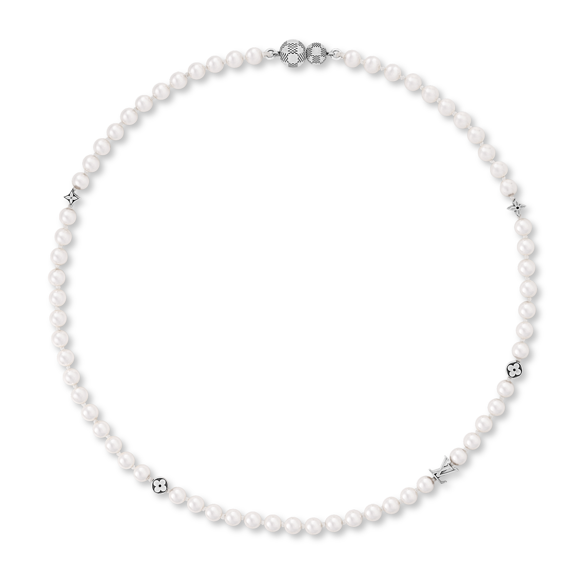 Monogram Slim Pearls Necklace