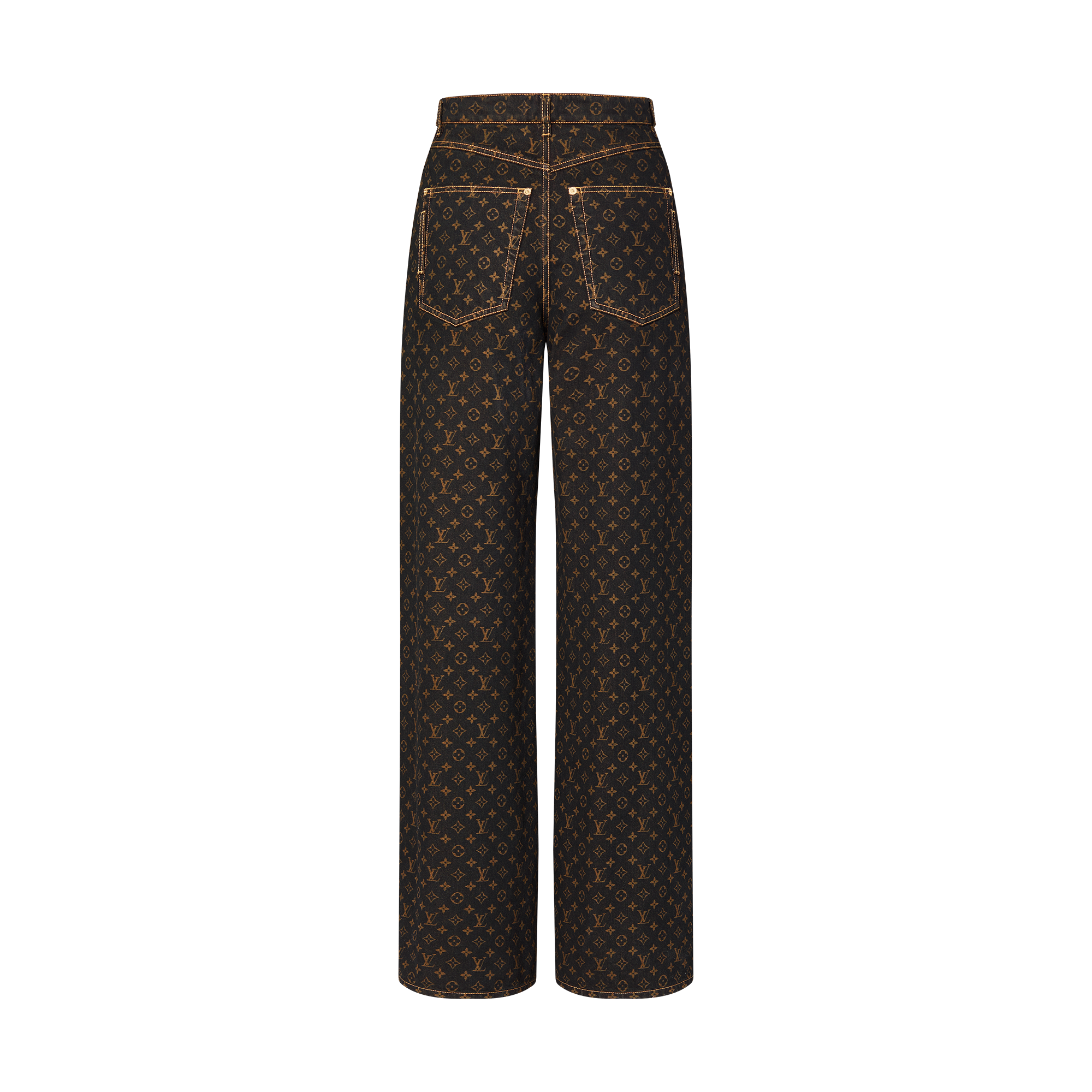  Ready-to-Wear Pants Monogram Straight-Cut Jeans | Louis Vuitton ® (Product zoom)