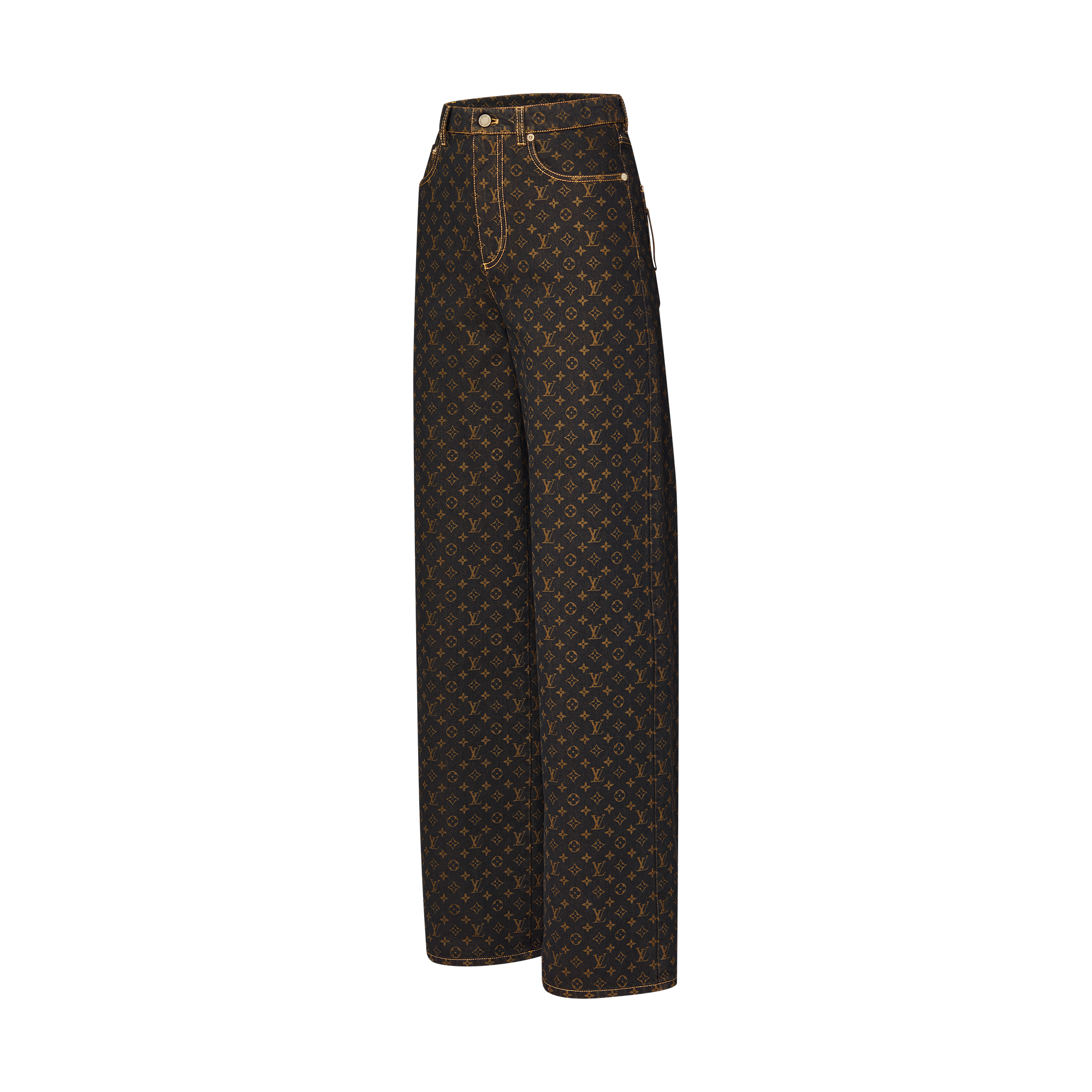  Ready-to-Wear Pants Monogram Straight-Cut Jeans | Louis Vuitton ® (Product zoom)