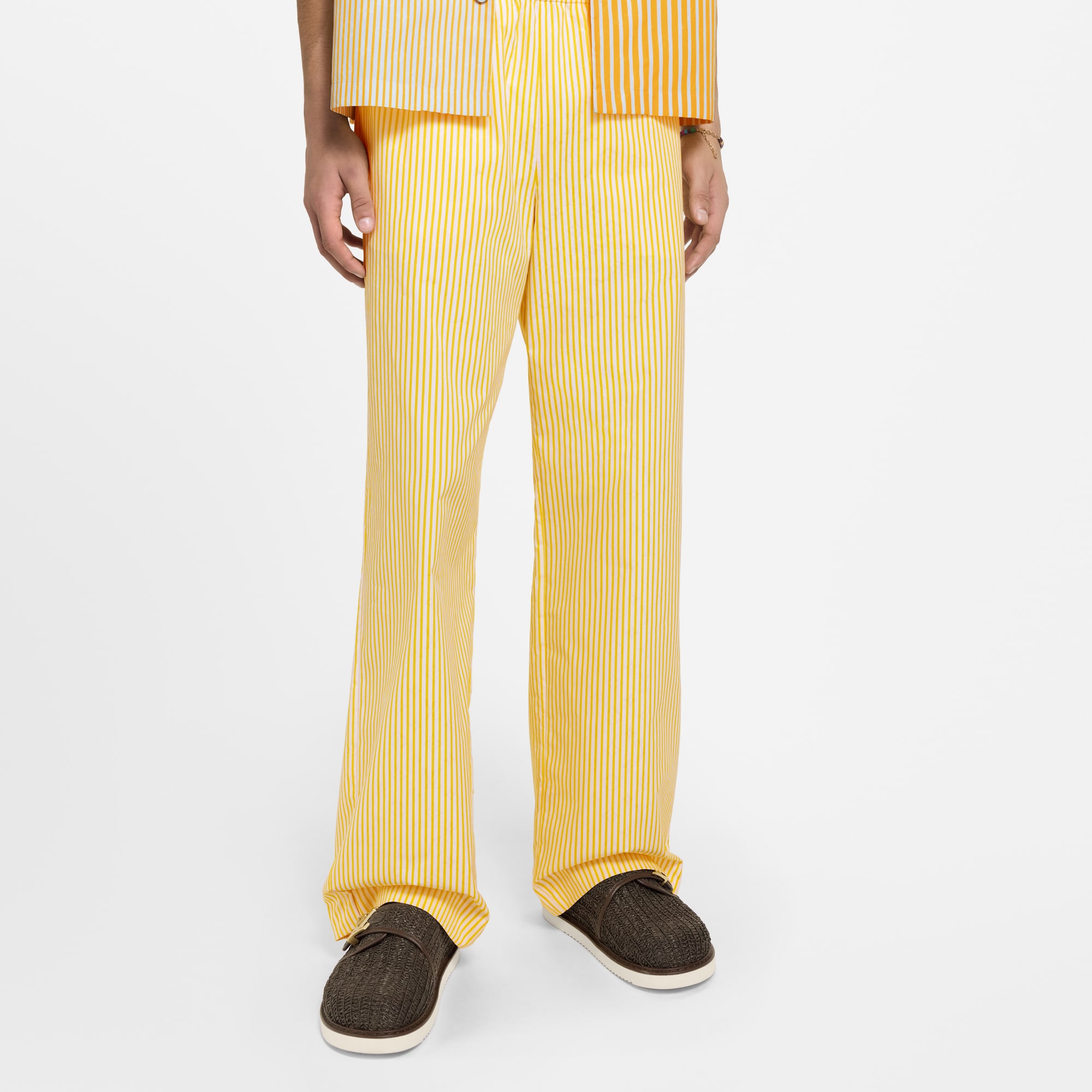  Ready-to-Wear Pants Monogram Striped Drawstring Pants | Louis Vuitton ® (Product zoom)