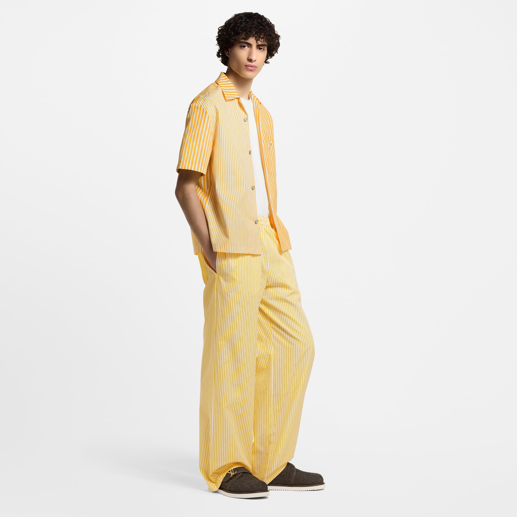  Ready-to-Wear Pants Monogram Striped Drawstring Pants | Louis Vuitton ® (Product zoom)