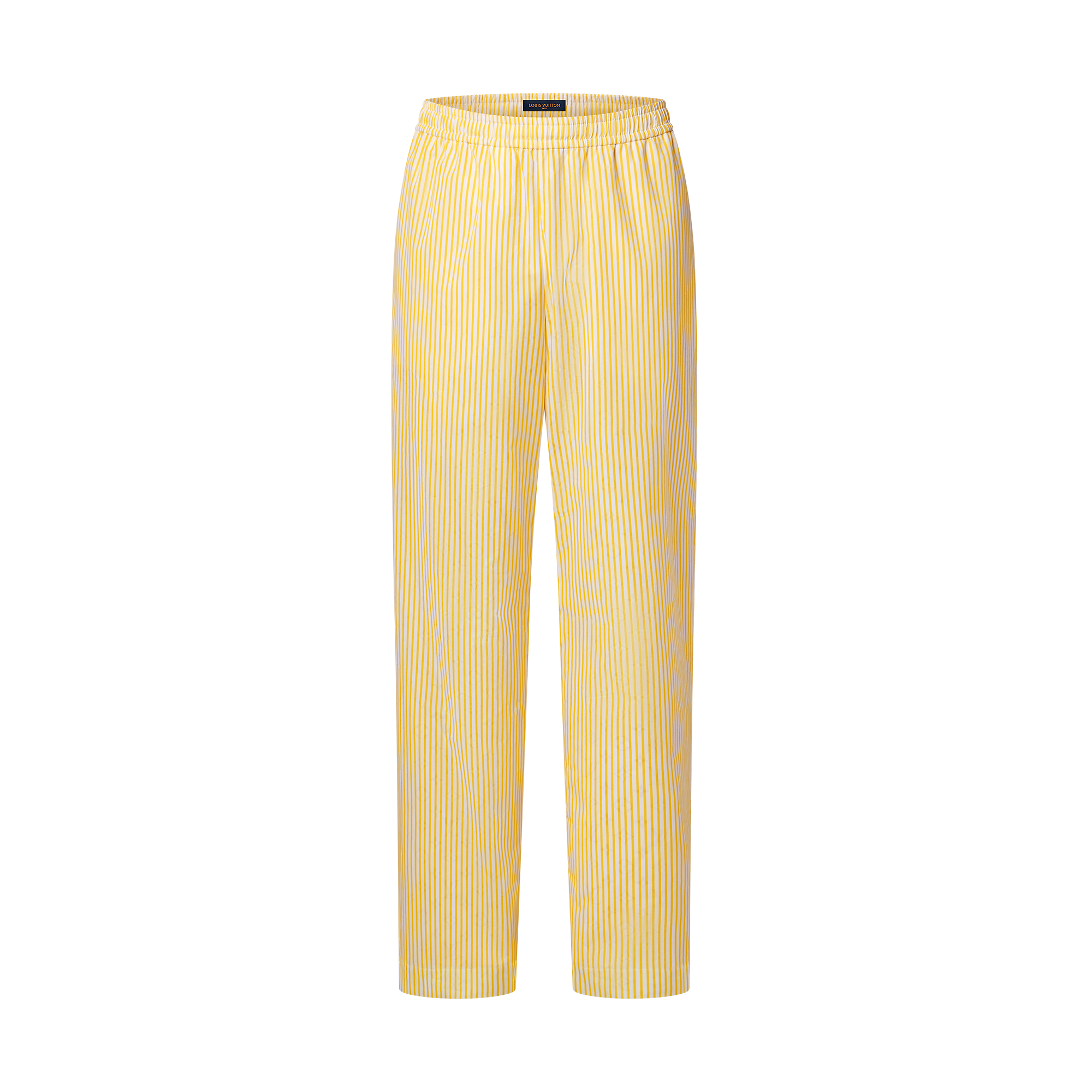 Monogram Striped Drawstring Pants