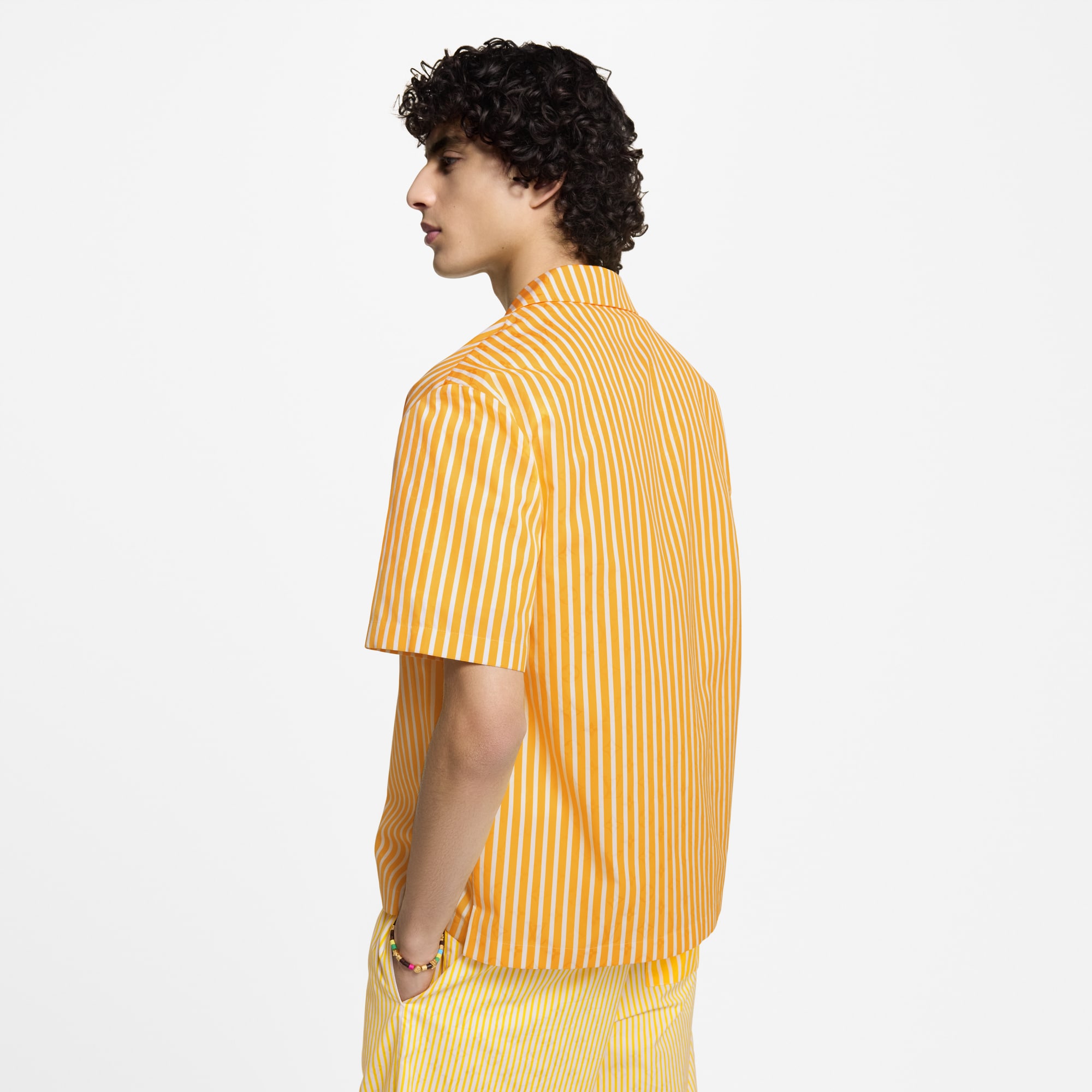  Ready-to-Wear Shirts Monogram Striped Patchwork Short-Sleeved Shirt | Louis Vuitton ® (Product zoom)