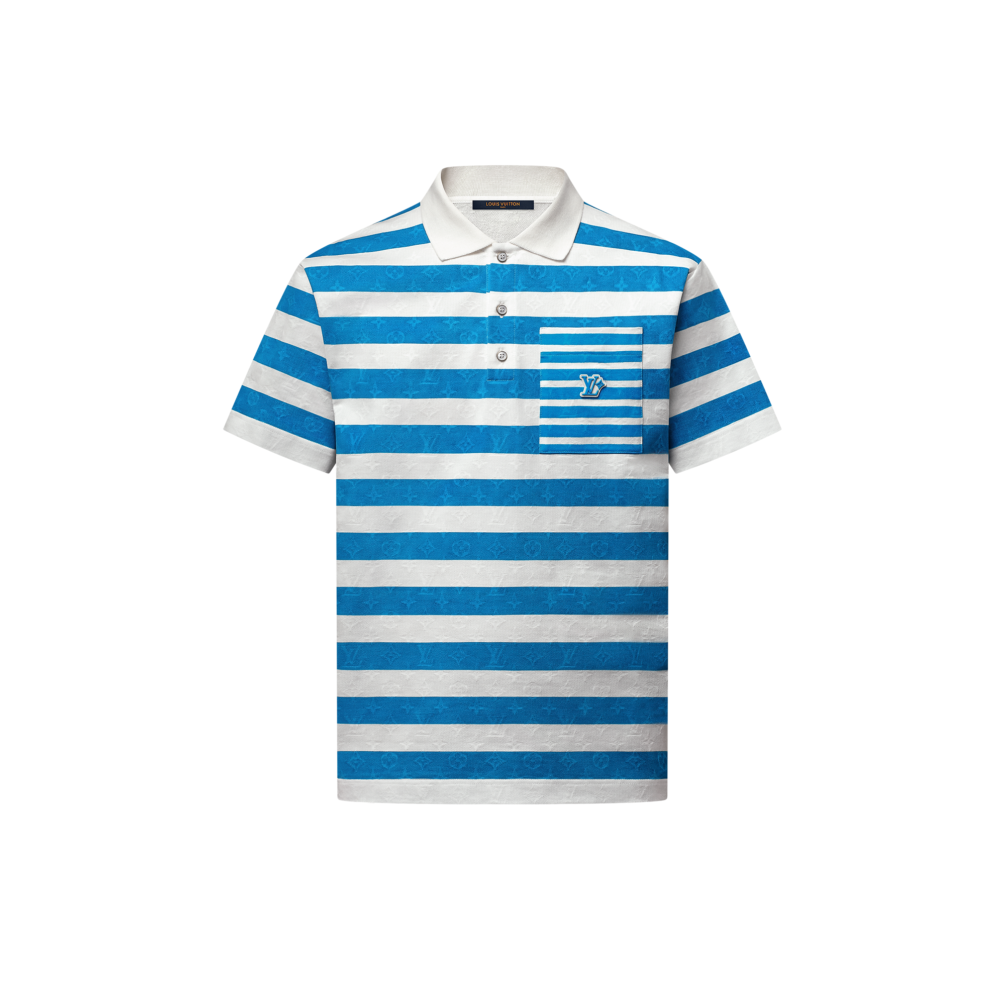 Monogram Striped Polo Shirt