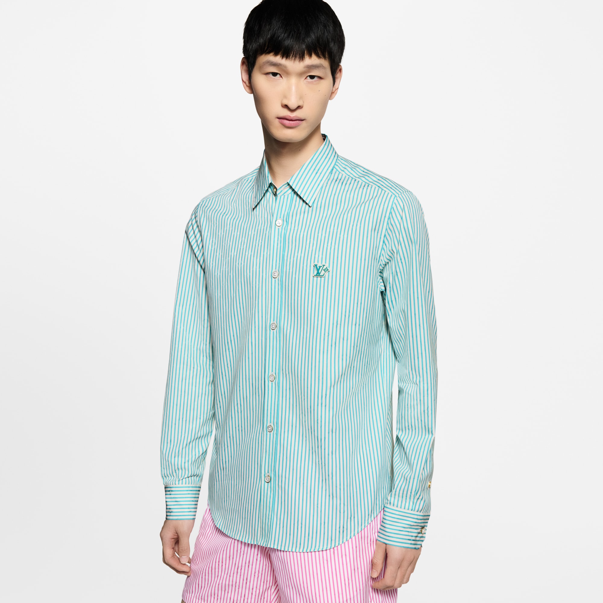  Ready-to-Wear Shirts Monogram Striped Shirt | Louis Vuitton ® (Product zoom)