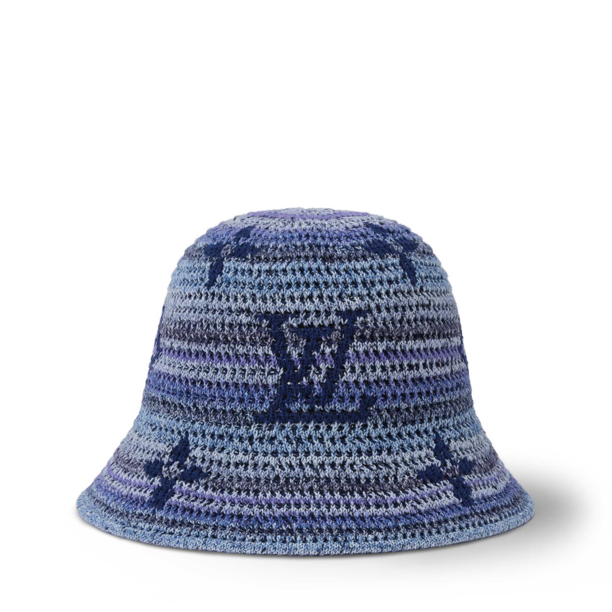 Monogram Stripes Crochet Bucket Hat S00 - Men - Accessories  display picture 1