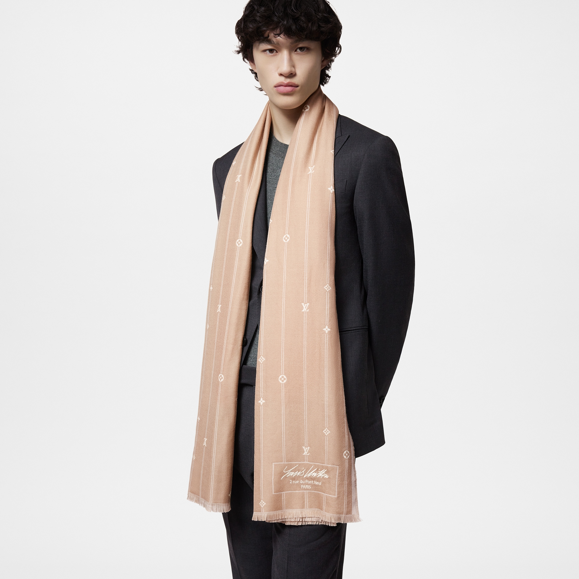 S00 Accessories Scarves Monogram Stripes Stole | Louis Vuitton ® (Product zoom)