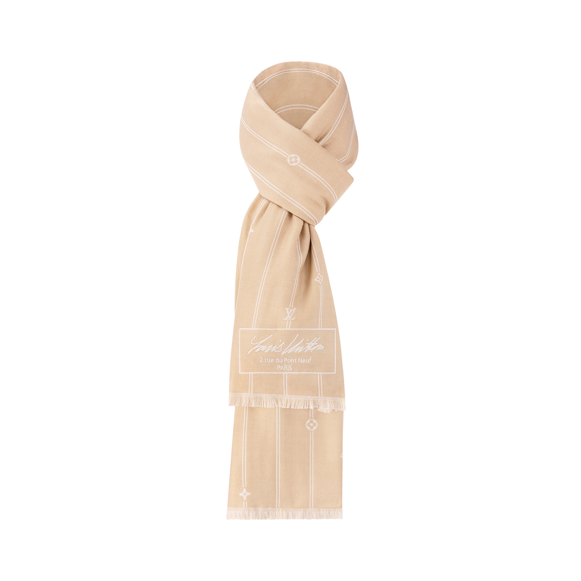 S00 Accessories Scarves Monogram Stripes Stole | Louis Vuitton ® (Product zoom)