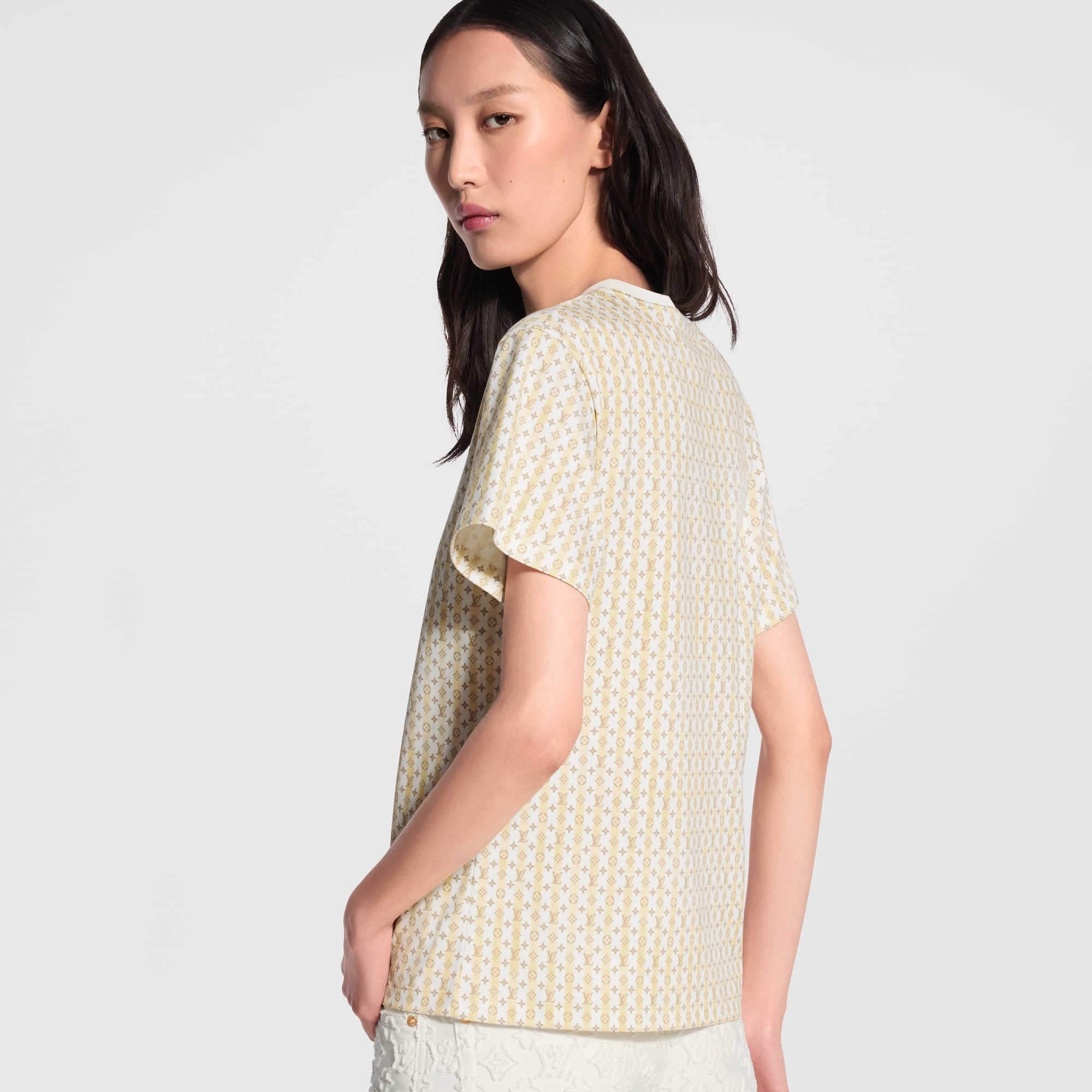 Monogram Stripes T-Shirt - Women - Ready-to-Wear | LOUIS VUITTON ®