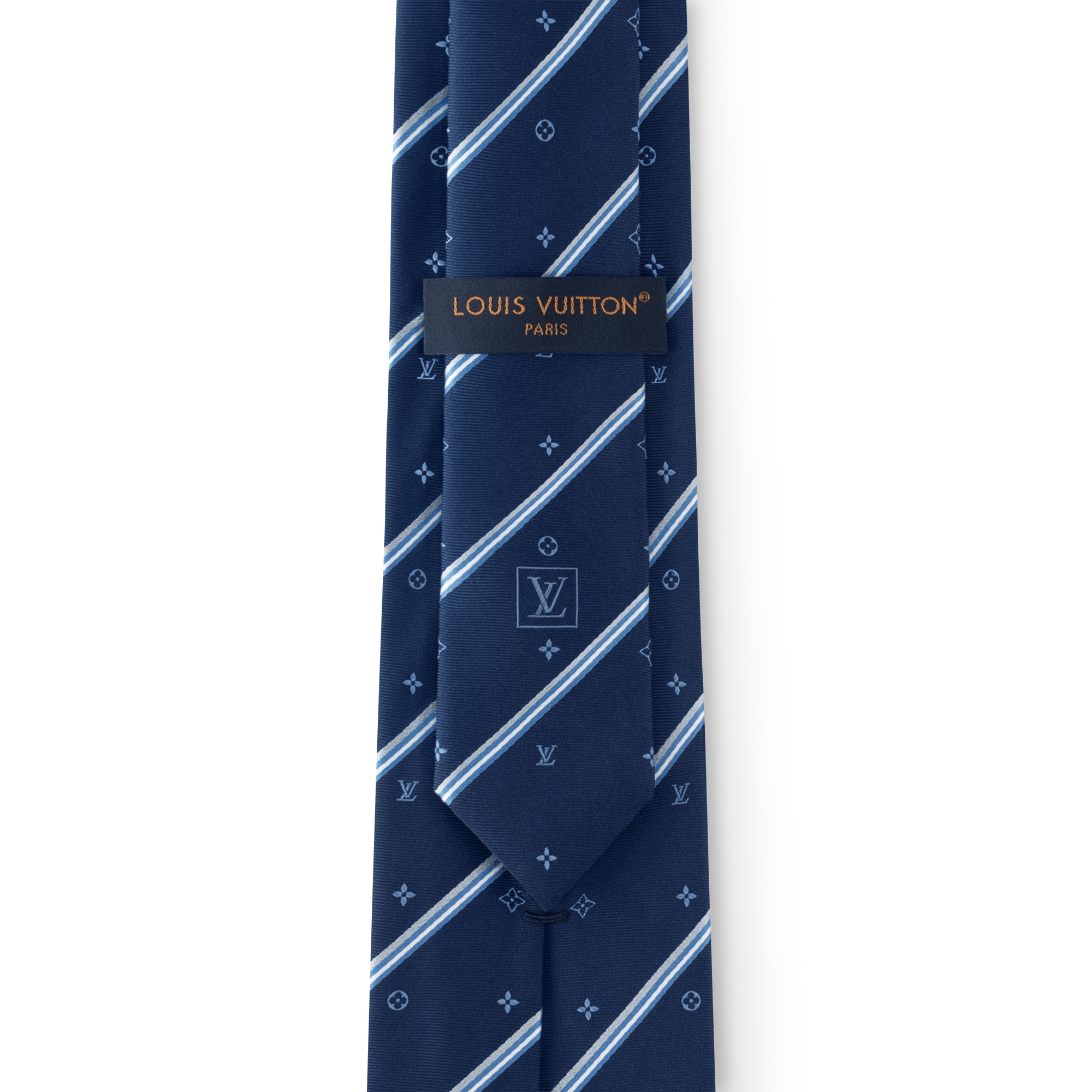 S00 Accessories Ties and Pocket Squares Monogram Stripes Tie | Louis Vuitton ® (Product zoom)