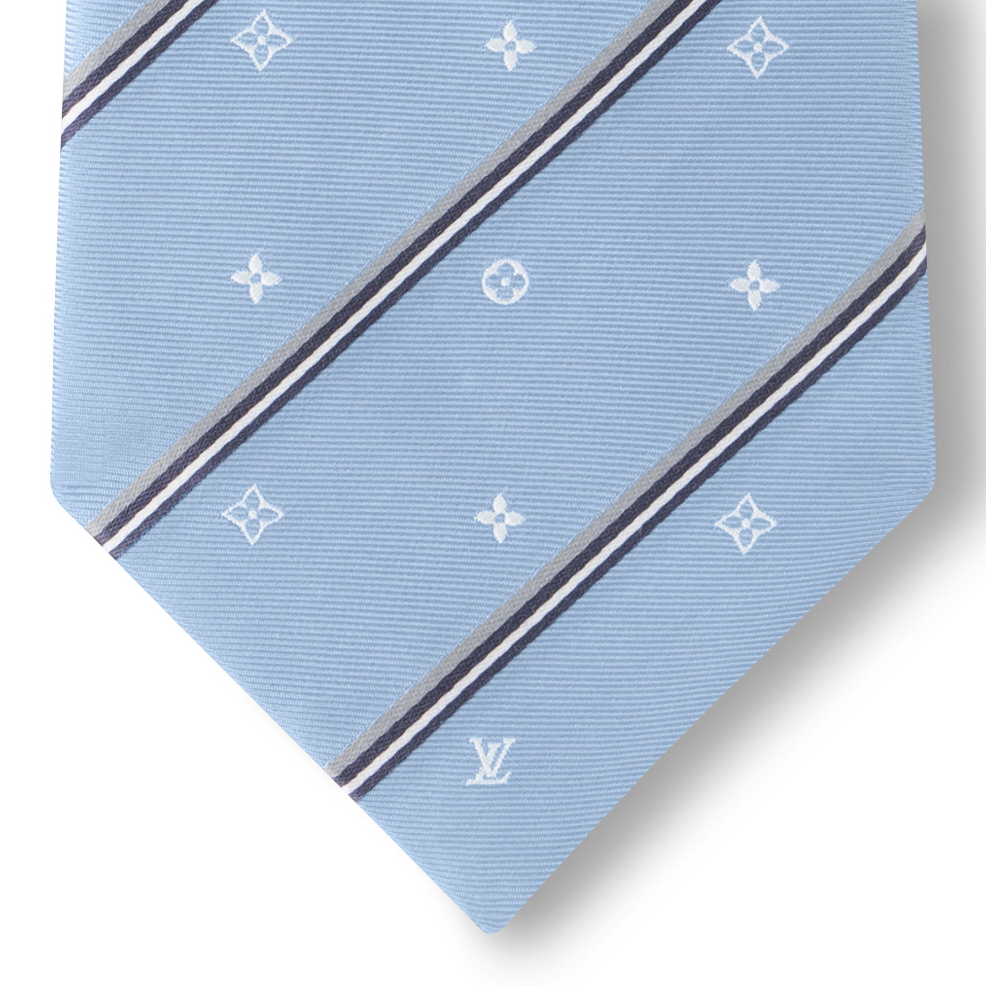 S00 Accessories Ties and Pocket Squares Monogram Stripes Tie | Louis Vuitton ® (Product zoom)