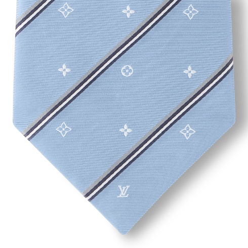 S00 Accessories Ties and Pocket Squares Monogram Stripes Tie | Louis Vuitton ® (Product zoom)