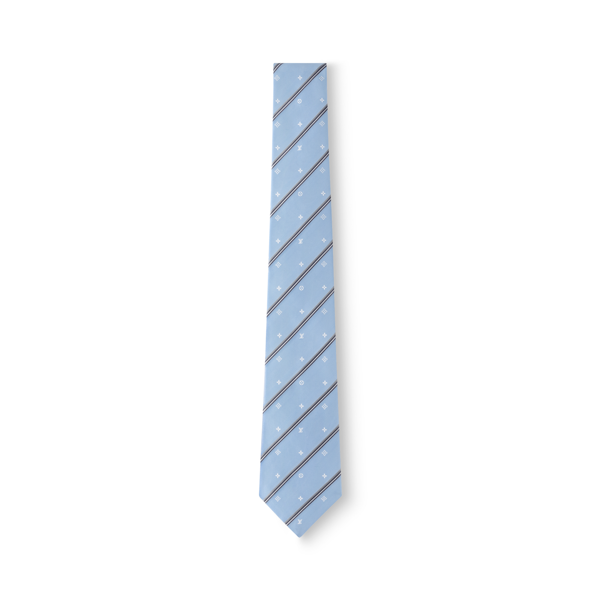 S00 Accessories Ties and Pocket Squares Monogram Stripes Tie | Louis Vuitton ® (Product zoom)