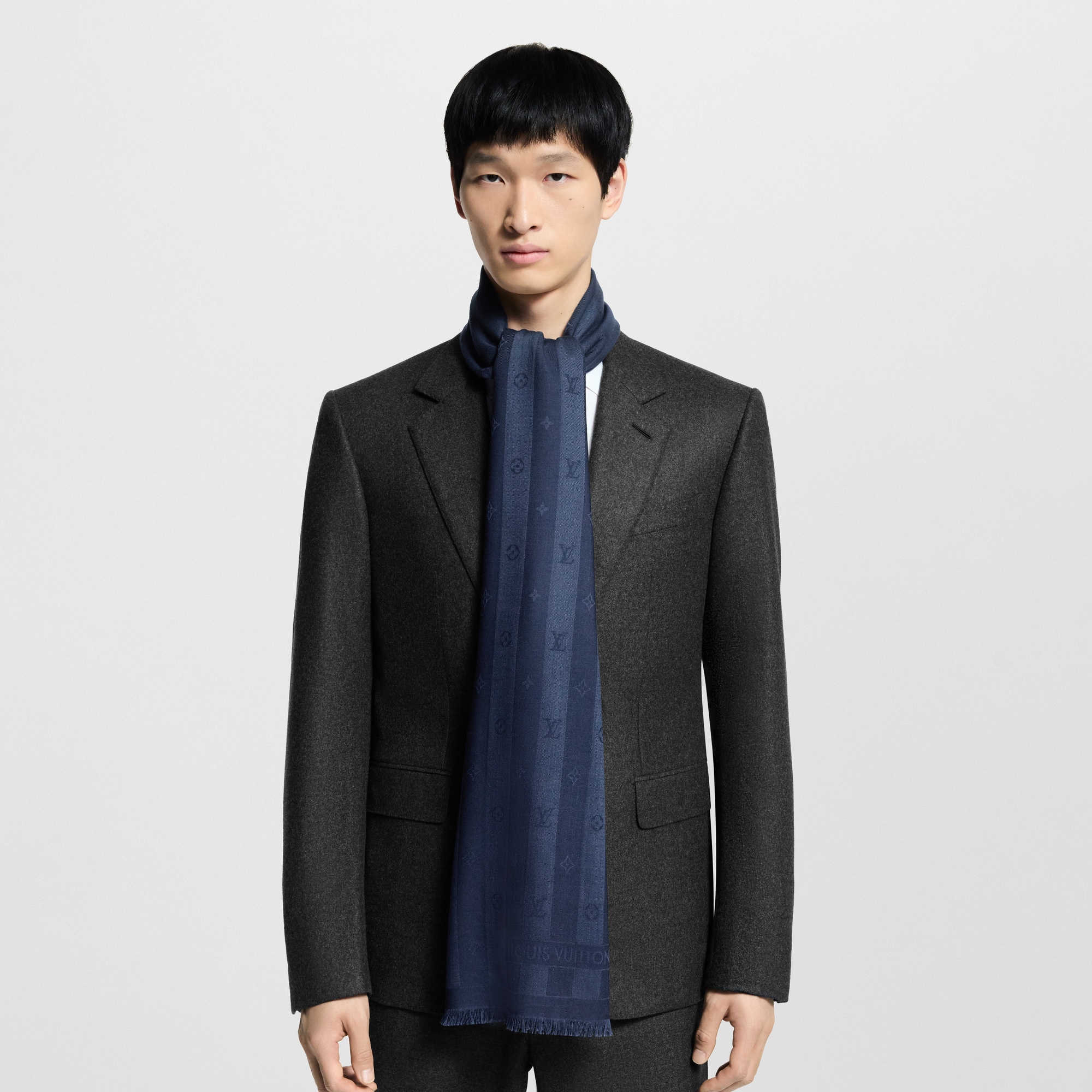 S00 Accessories Scarves Monogram Stripy Stole | Louis Vuitton ® (Product zoom)