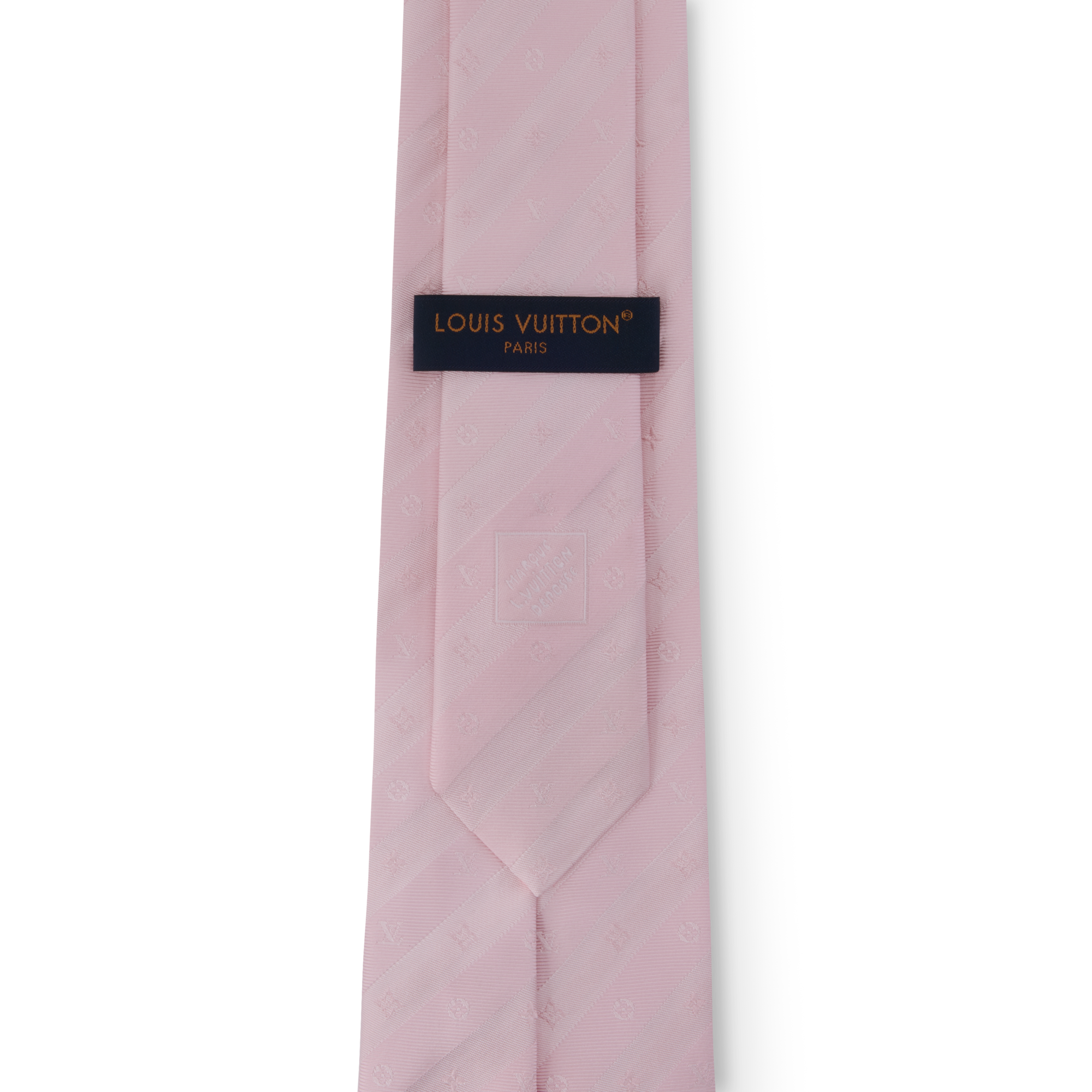 S00 Accessories Ties and Pocket Squares Monogram Stripy Tie | Louis Vuitton ® (Product zoom)