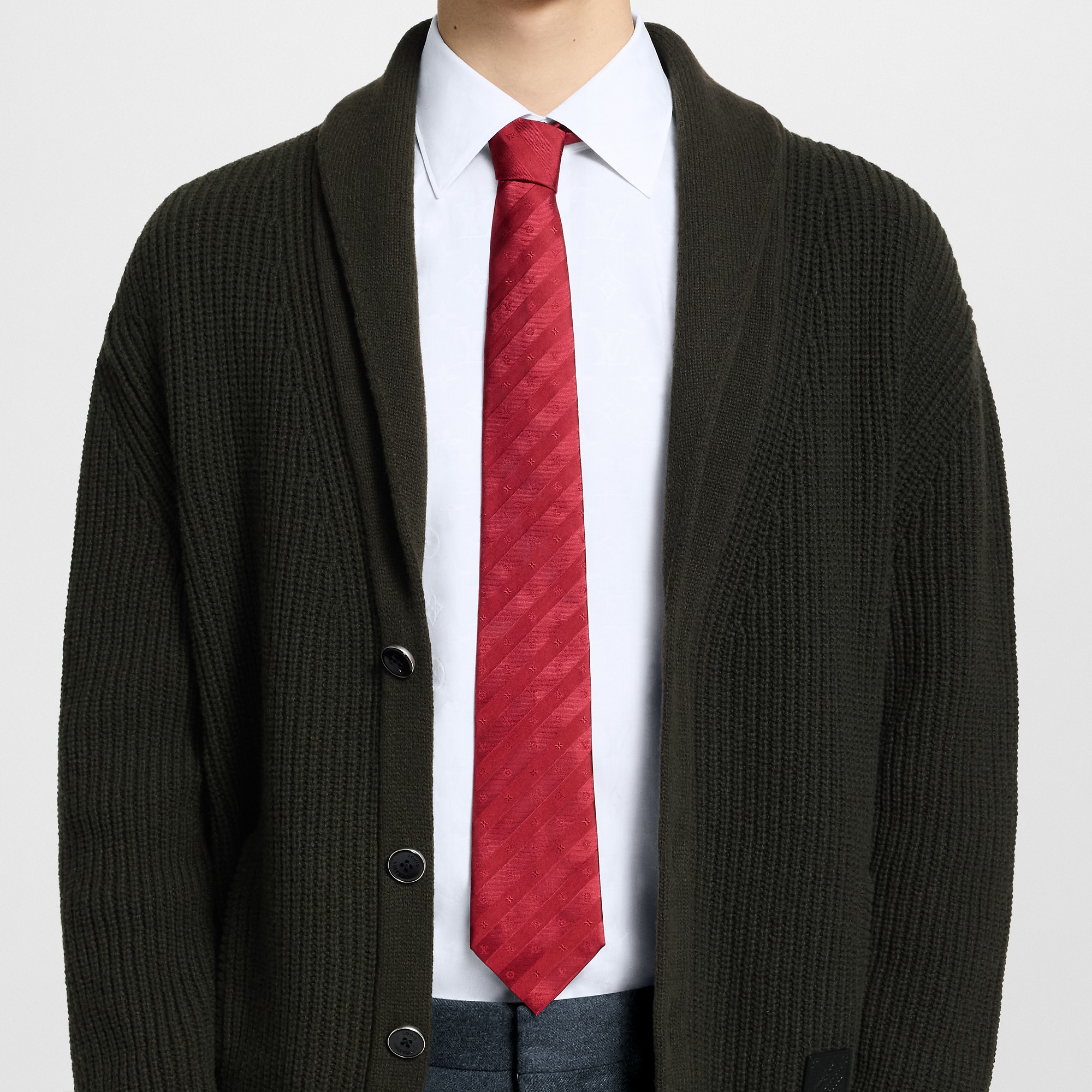 Monogram Stripy Tie