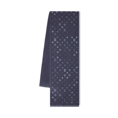 Monogram Surplus Scarf Front View