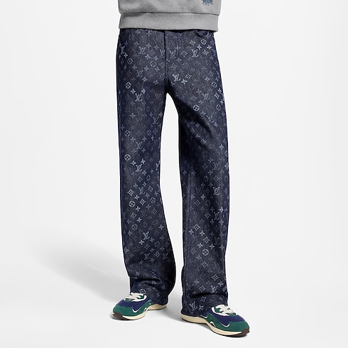 Monogram Surplus Skate Jeans Cropped View