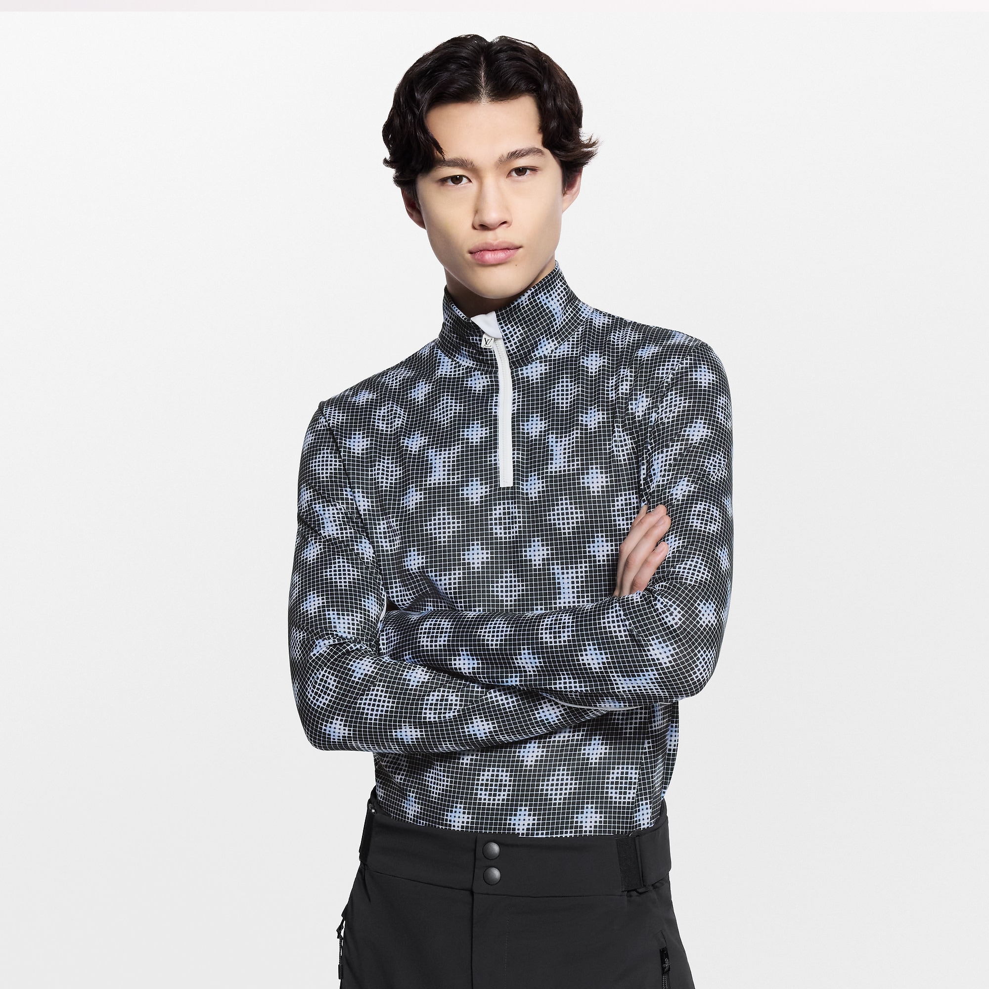 Monogram Technical Long-Sleeved T-Shirt