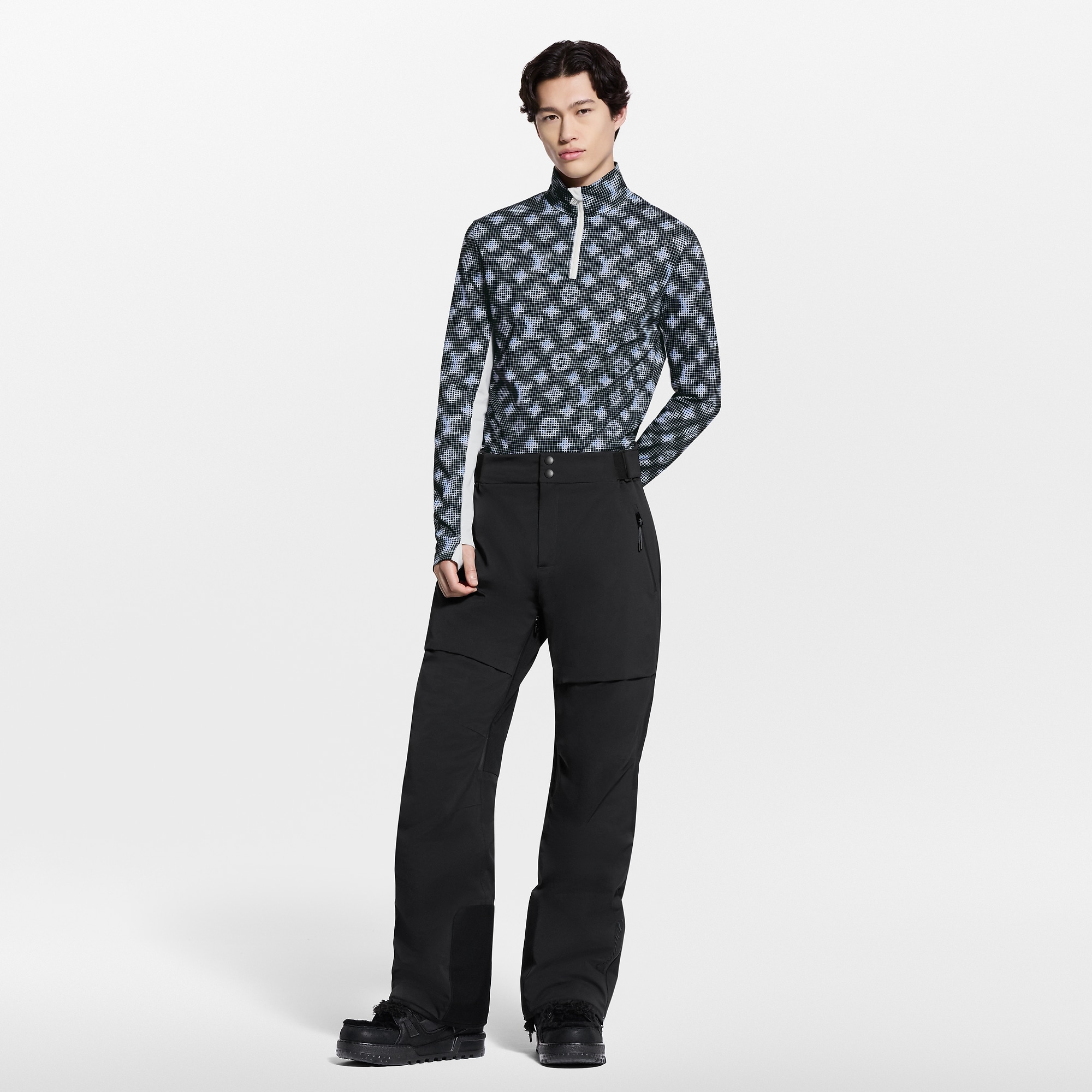 Monogram Technical Long-Sleeved T-Shirt